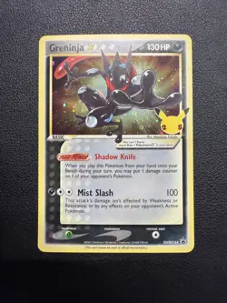 Gold Star Greninja SWSH144 - Black Star Promo - Pokemon Holo - NM - Image 1
