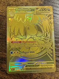 Pokemon TCG Ascended Heroes Mega Dragonite Ex Gold Hyper Rare 295/217 Near Mint - Image 3
