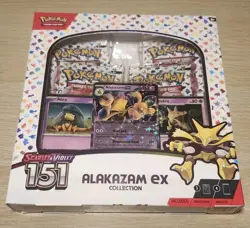 Alakazam Ex Collection Boxes Scarlet & Violet 151 Pokemon 2023 Sealed - Image 1