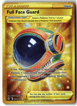 Full Face Guard ⭐ 231/203 Holo Secret Rare Evolving Skies 2021 Pokemon NM - Image 1