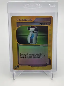 2002 Pokemon Exedition Potion Trainer Reverse Holo 156/165 LP Nintendo - Image 1