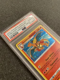 Pokemon Special Delivery Charizard UK Holo Promo SWSH075 PSA 10 - Image 3