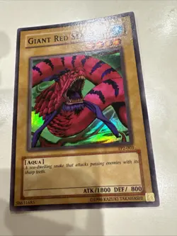 Giant Red Seasnake TP2-003 Ultra Rare Tournament Pack 2 Yu-Gi-Oh LP Vintage - Image 3