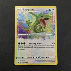 Rayquaza 138/185 Amazing Rare – Near Mint Card – Vivid Voltage Pokemon TCG - Image 1