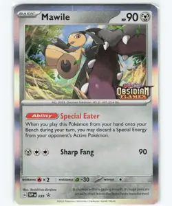 Mawile SVP 039 Scarlet & Violet Promo Cards Holo Pokemon TCG & Bonus Card (NM) - Image 1