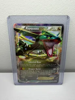 Pokemon Card Rayquaza EX XY Dragons Exalted 85/124 Holo Rare - LP - Image 1