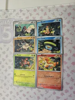 Pokemon Linking Art English Set (6 cards) 2025 Ayaka Ozaki Reverse Holo - Image 2