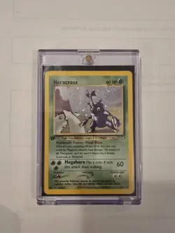 Heracross 6/111 Neo Genesis 1st Edition Holo Rare Pokemon TCG Card - Image 1