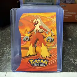 [NM-LP] 2003 Topps Advanced Blaziken #9 Die Cut Card - Image 1