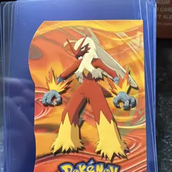 [NM-LP] 2003 Topps Advanced Blaziken #9 Die Cut Card - Image 4