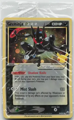 Greninja Gold Star Promo Holofoil SWSH: Sword & Shield SEALED Cards SWSH144 NM - Image 1