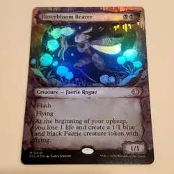 1x Bitterbloom Bearer, Showcase Foil 0310, Lorwyn Eclipsed, Magic MTG NM - Image 1