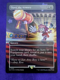 Open the Armory 2089 Secret Lair Drop Sonic: Chasing Adventure FOIL MTG - Image 1