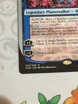 D584 MTG MAGIC UNSANCTIONED B.O.B. BEVY OF BEEBLES #018 MYTHIC NM - Image 4