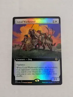 Loyal Warhound (Extended Art) Adventures in the Forgotten Realms Foil - Image 1