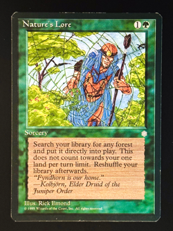 MTG - Nature's Lore - LP - Ice Age - UNCOMMON - EN - REG - Image 1