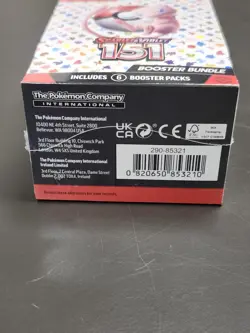 Brand New Sealed Pokemon 151 Booster Bundle Box- 6 Packs - Image 3
