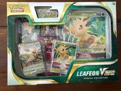 Pokemon TCG Leafeon Vstar Special Collection Box Factory Sealed New - Image 2