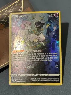 Pokemon Mew TCG Full Art Galarian Gallery Crown Zenith GG10/GG70 - Image 2