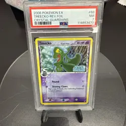 Pokemon CRYSTAL GUARDIANS TREECKO #68 REVERSE HOLO FOIL PSA 7 - Image 1