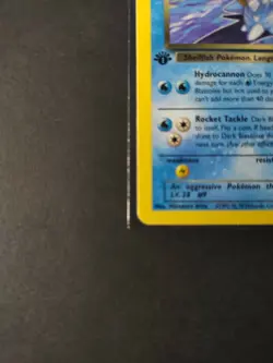 2000 Pokemon Dark Blastoise #20 Team Rocket First Edition Non Holo Never Been... - Image 5