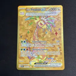 Alolan Exeggutor ex 248/191 Pokemon SV08 Surging Sparks Gold Hyper Rare NM/M - Image 1