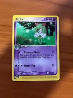 Kirlia 34/109 Ruby and Sapphire Regular LP Pokemon TCG FREE SHIPPING - Image 1