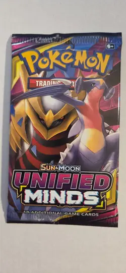 POKEMON TCG Unified Minds Sealed Booster Packs Complete Art Set (4 packs) - Image 5