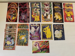 1999 Pokemon Vending Mach. Stickers Lot of 21 total (12 different) - Image 1