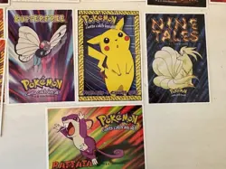 1999 Pokemon Vending Mach. Stickers Lot of 21 total (12 different) - Image 4