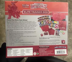 Pokemon TCG Sword & Shield Battle Styles Elite Trainer Box ETB Factory Sealed - Image 3