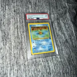 Psyduck #20 Black Star Promo WOTC Pokemon League PSA 9 MINT - Image 1