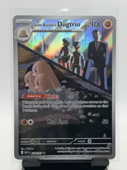 Team Rocket's Dugtrio - 239/217 - Ascended Heroes Near Mint Pokemon TCG - Image 1