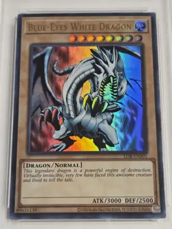 PSA 9 Blue-Eyes White Dragon LOB-EN001 Ultra Rare Yugioh 25th Anniversary Mint - Image 2