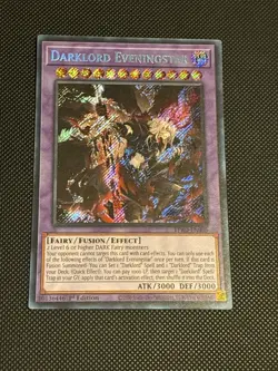 Yugioh Darklord Eveningstar (Secret Rare) BPRO-EN036 Burst Protocol Near Mint NM - Image 1