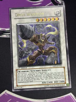 Yugioh Drill Warrior ABPF-EN041 Ultimate Rare 1st Edition NM Absolute Powerforce - Image 1