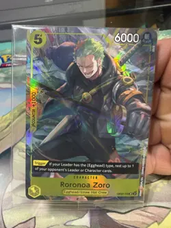 *ACTUALLY SEALED* One Piece Roronoa Zoro OP07-113 Illustration Box Vol. 3 Promo - Image 1