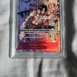 2023 One Piece OP02 EN Manga Alternate Art #013 Portgas D. Ace PSA 10 GEM MINT - Image 5