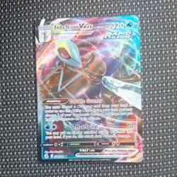 Inteleon VMAX Pokemon Rare Card Rapid Strike Mint Condition - Image 1