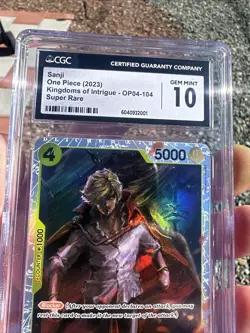 Sanji SR Op04-104 One Piece Card Game English CGC 10 - Image 4