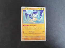 Pokemon TCG Cubone Scarlet Violet-151 104/165 Regular Common CCG Card - Image 1