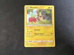 Morpeko SWSH031 Sword & Shield Cosmos Holo Black Star Promo Pokemon TCG Card LP - Image 1