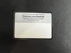 Blank Error Misprint Pokemon Code Card - Black Border - Image 1