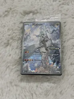 Pokemon TCG N's Reshiram Holo Card 167/159 IR Journey Together Stamped Sealed - Image 1