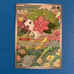 Pokemon TCG Shaymin Card 185/182 Destined Rivals Series Pack Fresh NM - Image 1