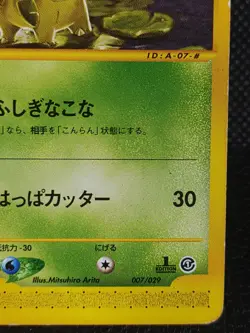 Bayleef 007/029 1st Edition E Series Pokemon Card Japanese - Image 4