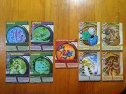 Bakugan Battle Brawlers 2008 Card Lot (9) – Gate & Ability Cards Quick Charge... - Image 1