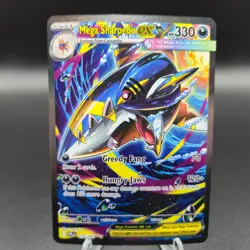 Mega Sharpedo EX 127/094 Pokemon Card - Me02: Phantasmal Flames - NM - Image 1