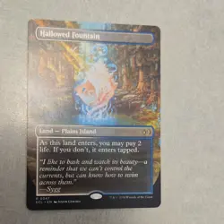 Magic: The Gathering Hallowed Fountain Land ECL English Justin Gerard - Image 1