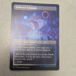 Magic: The Gathering Hallowed Fountain Land ECL English Justin Gerard - Image 2